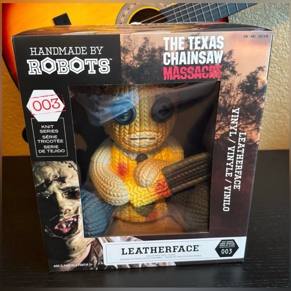 Handmade By Robots 12" Large Vinyl Knit
Series Figure - 003 Leatherface - Picture 7 of 11